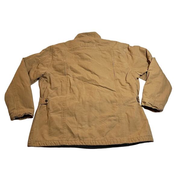 Duluth Trading Co Fleece Lined Full Zip Chore Coat Size XL Workwear Farm Casual - Picture 2 of 9